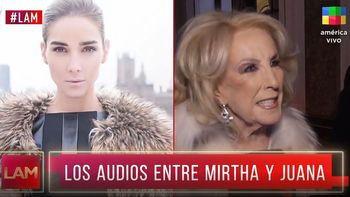 se conocio un audio privado entre juana viale y mirtha legrand: ¿que vamos a hacer?
