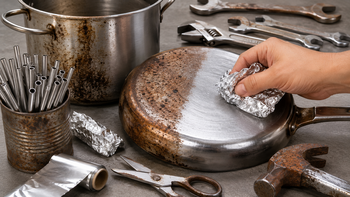 Frotar PAPEL ALUMINIO sobre objetos oxidados: por qué lo RECOMIENDAN y para qué sirve