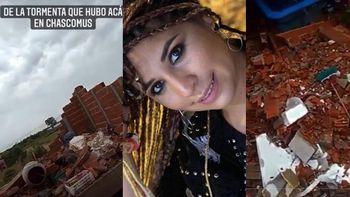 El dolor de Rocío Quiroz luego de que el temporal le volara el techo de su casa: Es un día muy triste, sin ganas de nada