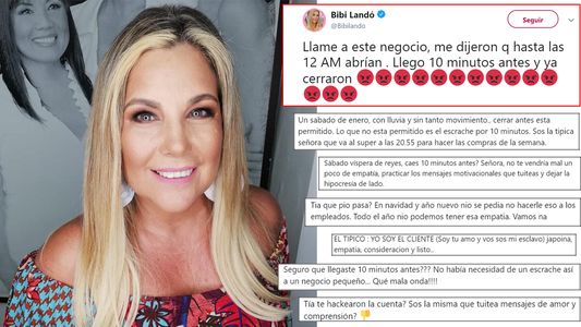 Destrozan a Bibi Landó en Twitter: Podrías practicar la empatía que predicás