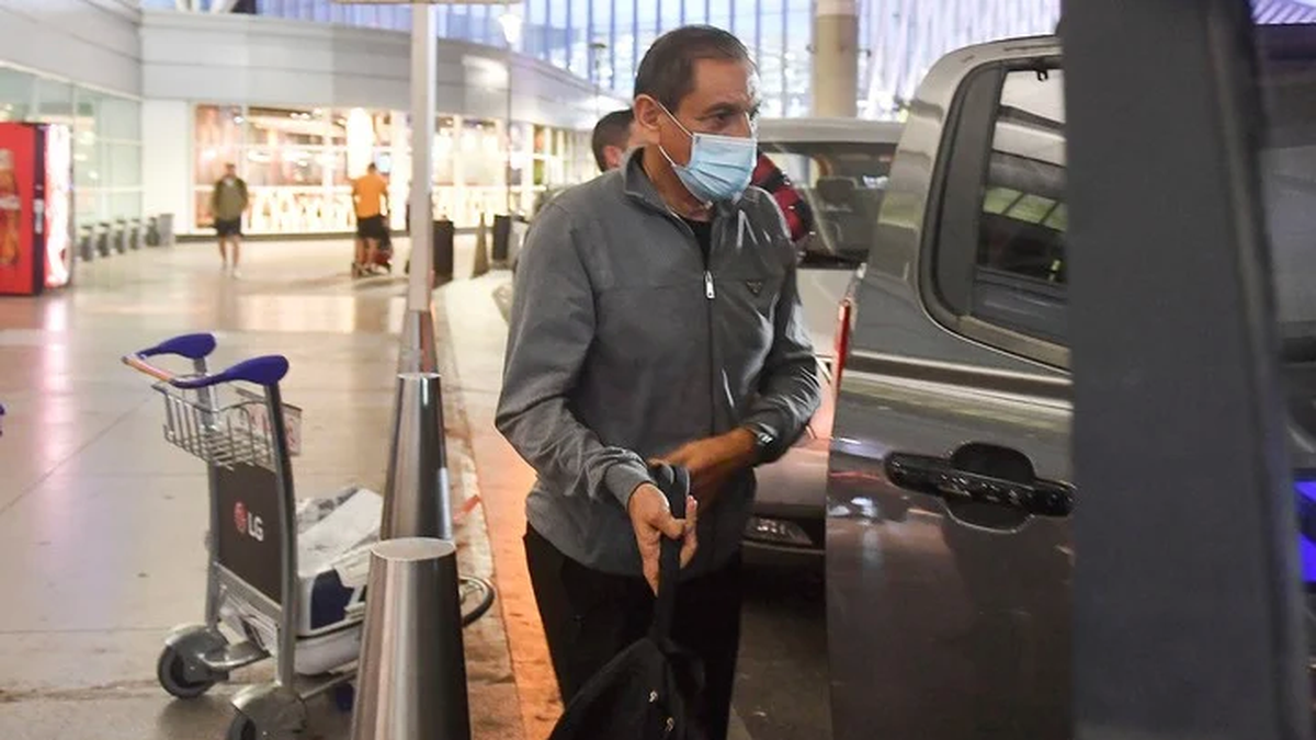 Ramón Díaz llegó a la Argentina para acompañar a su hijo Michael luego del trágico accidente (Foto: Telam).
