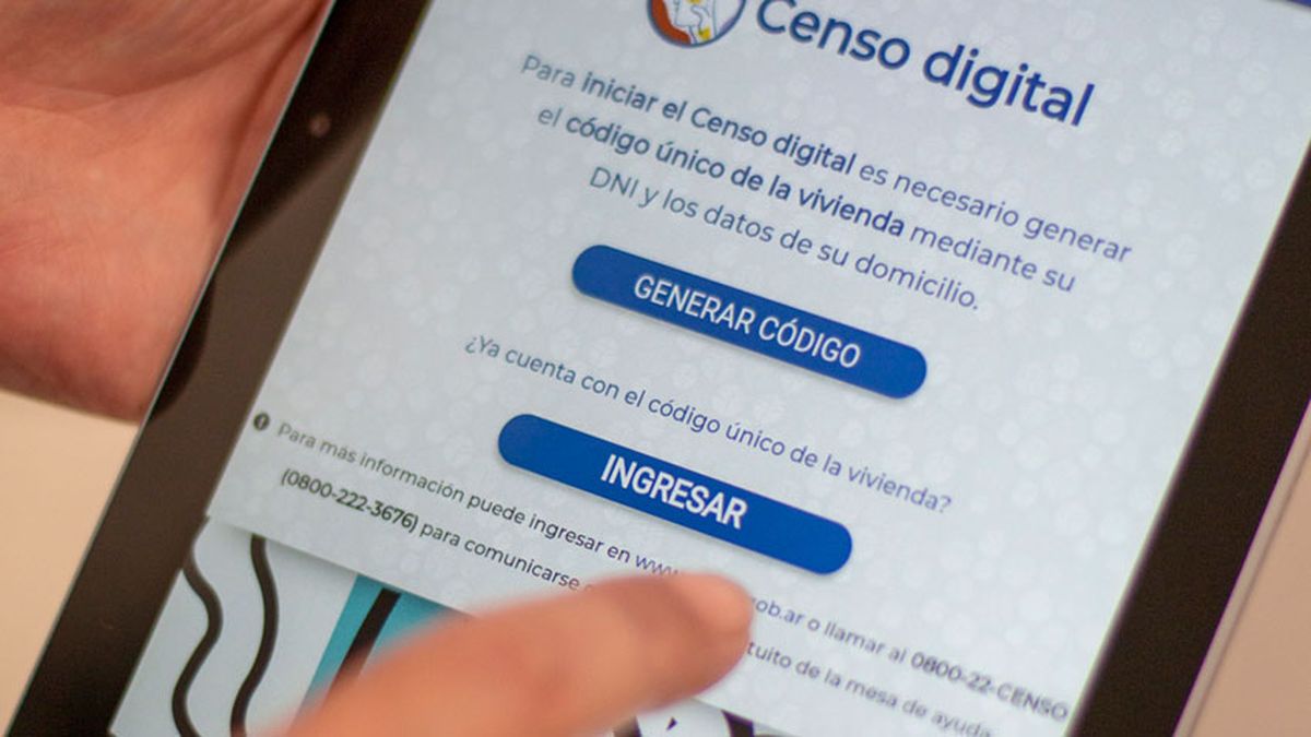 Será el primer Censo en versión digital en la historia argentina. 