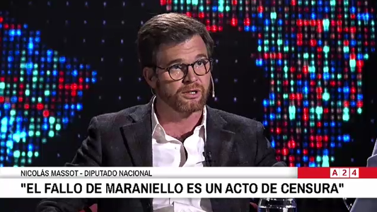 Nicolás Massot con Novaresio: Sin dudas el fallo de Marianello es un acto de censura
