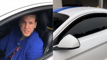 Alexander Caniggia desafió otra vez la cuarentena: mostró su lujoso auto en la calle