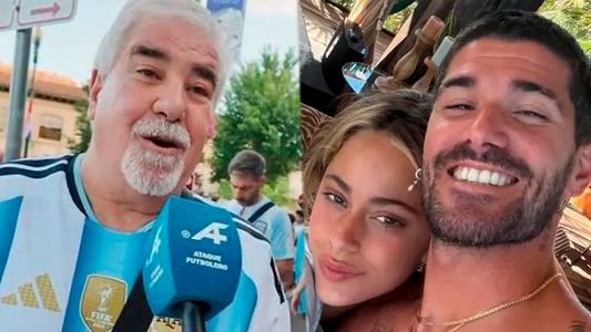 El papá de Rodrigo de Paul reveló qué piensa de Tini Stoessel y del casamiento con su hijo