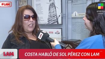Costa habló del supuesto malestar en Cortá por Lozano por la conducción de Sol Pérez: Es una...