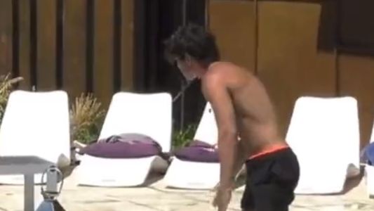 Fuerte golpe de Marcos en la pileta de Gran Hermano 2022: Casi me mato