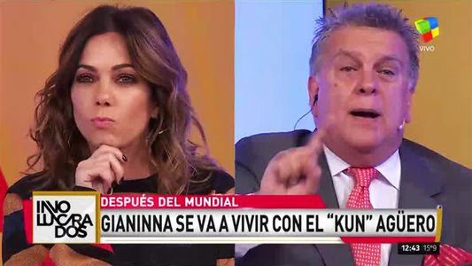 Pía Shaw y Luis Ventura se cruzaron al aire por una información de Gianinna Maradona