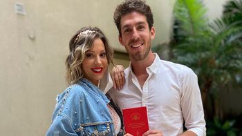 Noelia Marzol y Ramiro Arias pasaron por el registro civil