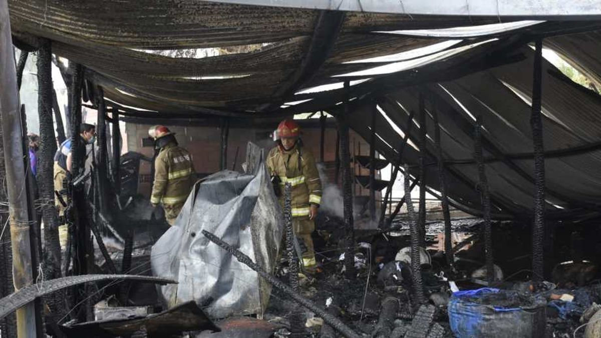 El incendio se registró en una vivienda de Martín Fierro