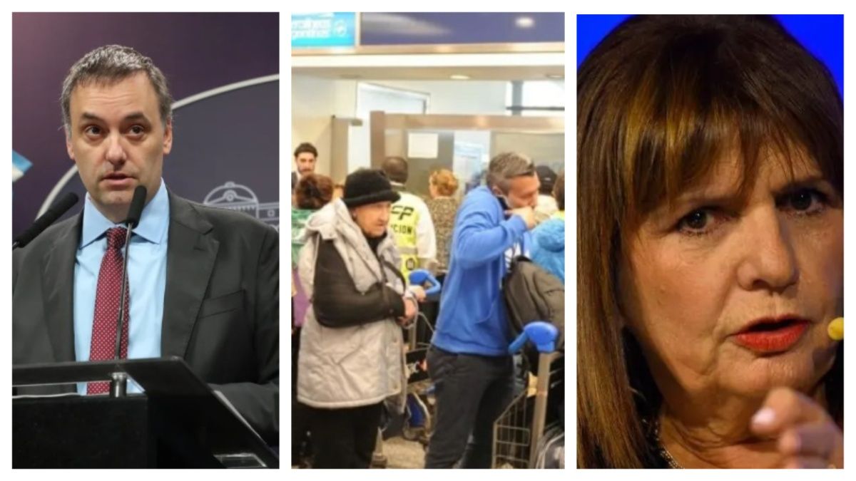 El Gobierno se refirió al día de furia y tensión en Aeroparque.&nbsp;