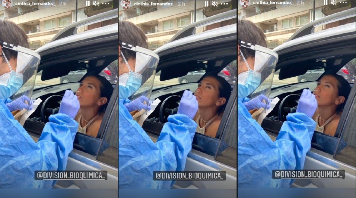 Cinthia Fernández reveló el resultado de su hisopado tras el contacto con Mariana Brey