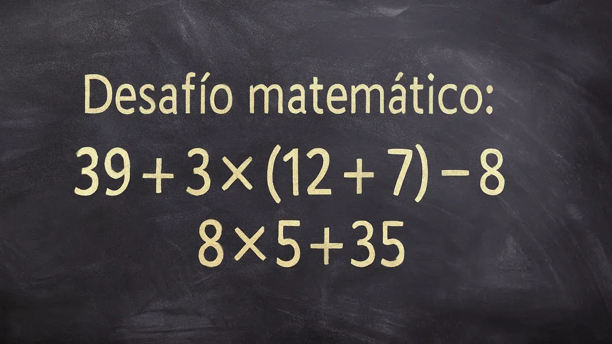 La regla esencial para resolver este desafío matemático es conocido como PEMDAS (por sus siglas en inglés) o jerarquía de operaciones.