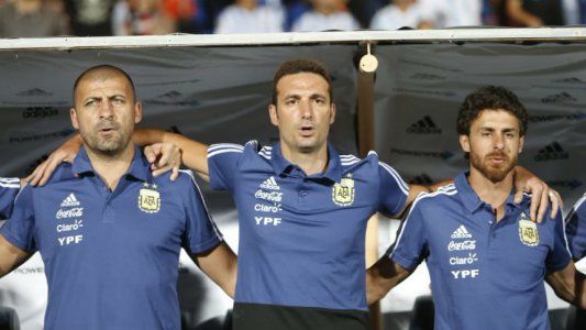 Scaloni se emocionó luego de la victoria