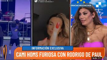 las internas entre camila homs y rodrigo de paul, que desencadenaron una guerra feroz