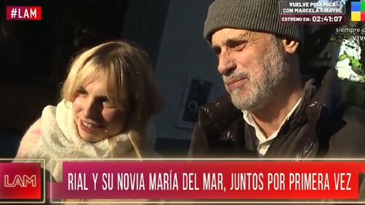 Jorge Rial se mostró por primera vez junto a María del Mar Ramón y le hizo una romántica declaración