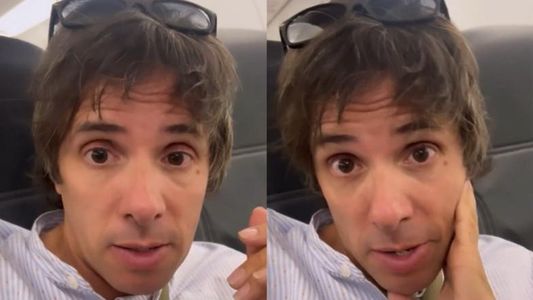 El dramático momento que vivió Robertito Funes en un avión por las fuertes tormentas: De terror