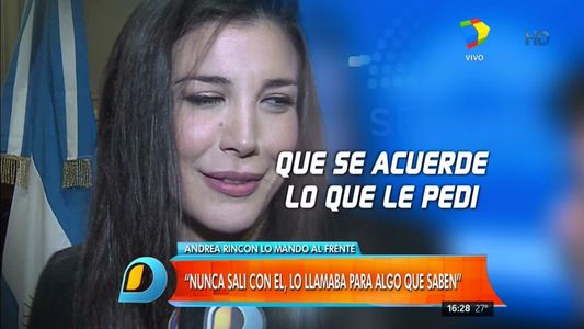 Andrea Rincón destrozó a De la Puente: Que se acuerde lo que le pedí