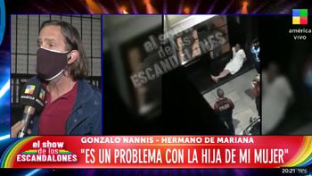 el hermano de mariana nannis fue esposado tras discutir con la hija de 14 anos de su mujer