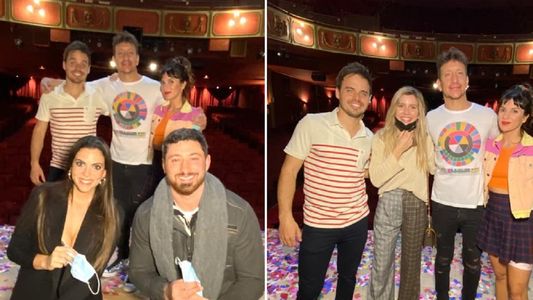 Laurita Fernández y Belu Lucius fueron a ver Una semana nada más