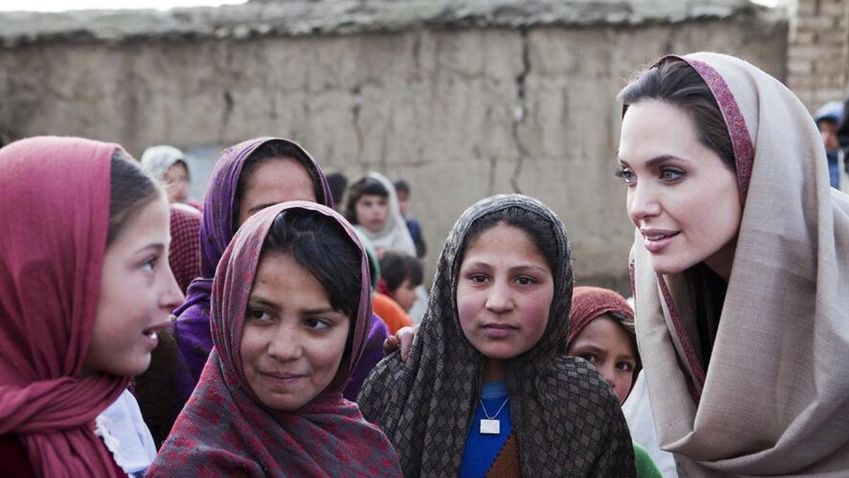 Angelina Jolie es una enviada especial del ACNUR, la oficina de Refugiados de las Naciones Unidas (Foto: ACNUR).