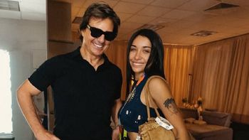 El video del sorpresivo encuentro de María Becerra y Tom Cruise en el Mundial 2026