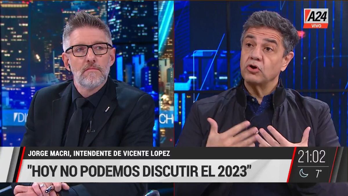 Jorge Macri: No me gusta el tono agresivo en Juntos por el Cambio.