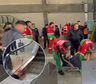 Colapsó una escalera mecánica en la estación Sáenz del tren Belgrano Sur: hay 11 heridos
