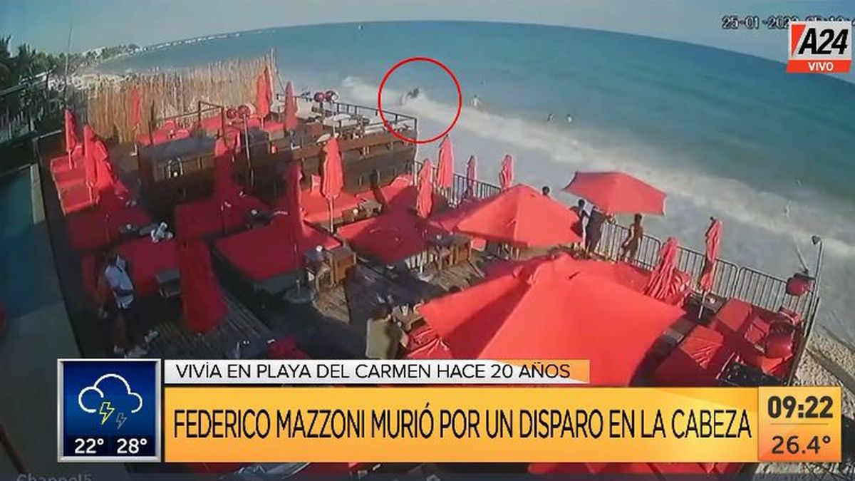 Playa del Carmen: así se fugan los sicarios del empresario. (Captura de Tv)