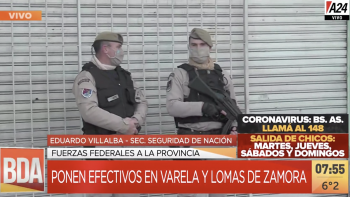 Las fuerzas federales comenzaron a llegar al conurbano para sumarse a los operativos de seguridad