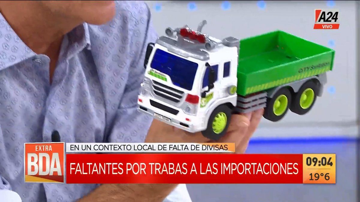 Laje analizó las trabas a las importaciones de insumo y los faltantes de stock. (Captura de Tv)