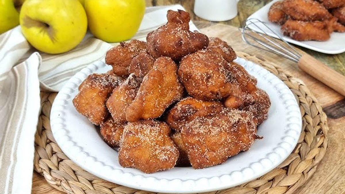 Buñuelos de manzana: el secreto para que queden irresistibles