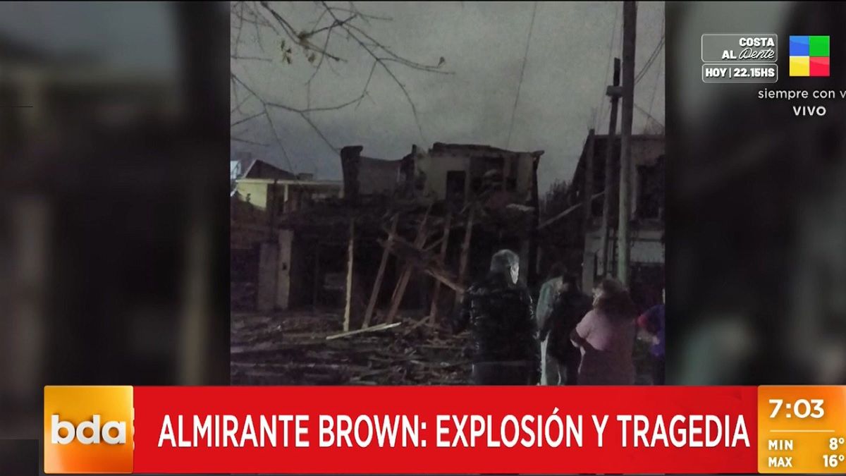 Tragedia. El hecho oucrrió sobre la calle La Rioja 650