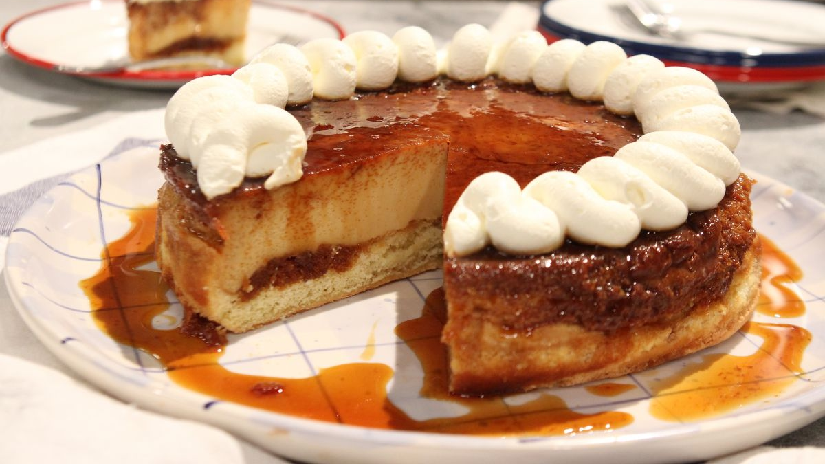 Flan bizcochuelo Mauricio Asta