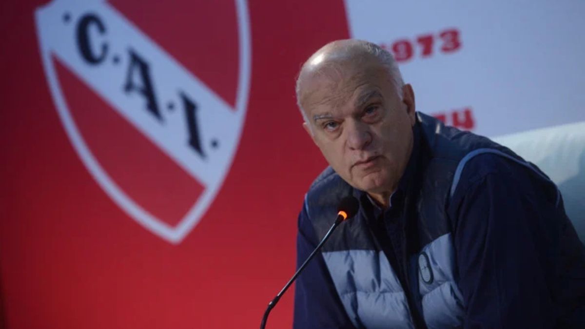 Néstro Grindetti habló sobre su continuidad como presidente de Independiente. (Foto: NA)&nbsp;
