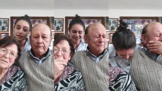 TikTok: el video de dos abuelos que mienten sobre su rutina