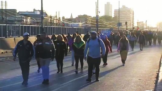 Peregrinación a Luján: miles de fieles comenzaron a marchar para rezarle a la Virgen