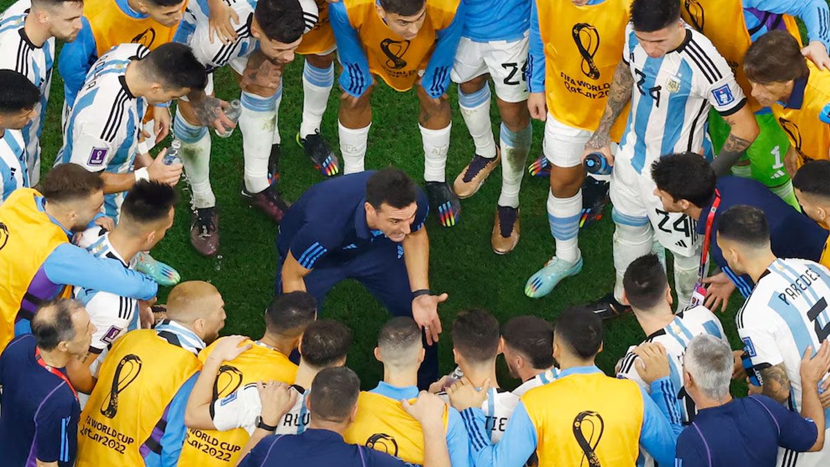 El impensado apodo que le pusieron a Scaloni en la intimidad de la Selección Argentina tras la peor charla técnica del mundo