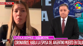 Habló Lucila Gómez, la viuda del argentino que murió por coronavirus a los 53