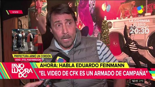 Eduardo Feinmann se cruzó con Pablo Duggan por el video de Cristina