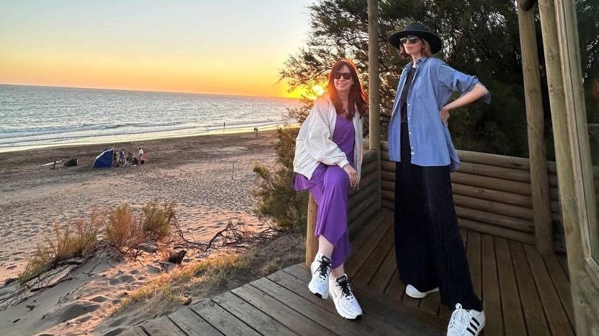 Las vacaciones de Cristina Kirchner en Monte Hermoso.