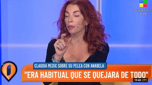 Claudia Medic habló de su mala experiencia laboral con Anabela Ascar