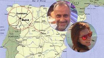 Jorge Rial y Agustian Kämpfer, reconciliados en Madrid: viaje ralámpago del conductor
