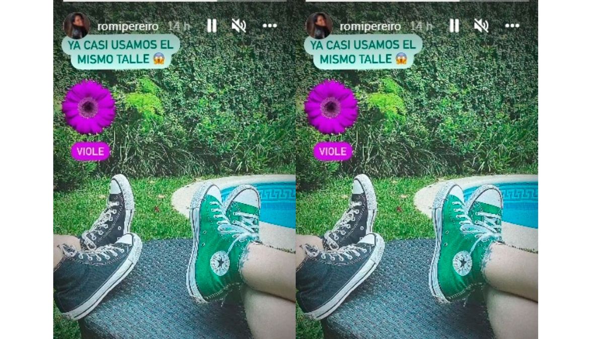 Romina Pereiro y su hija Violeta