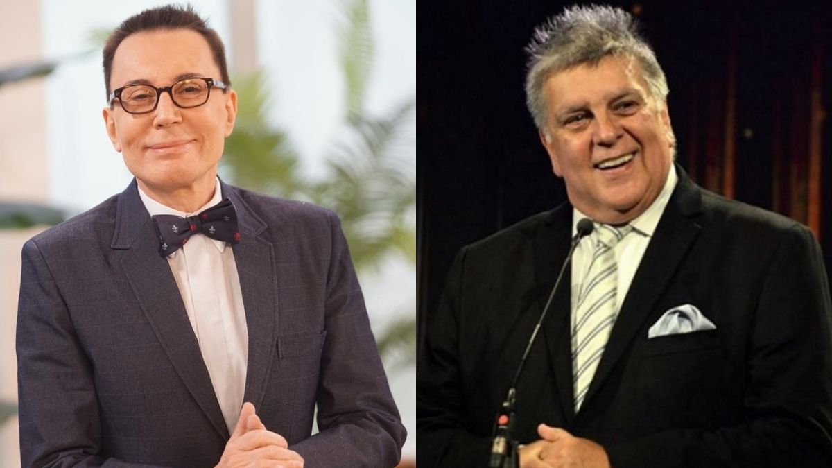 Marcelo Polino y Luis Ventura, periodistas.&nbsp;