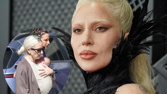 Lady Gaga ocultó su embarazo durante los nueve meses: ahora se mostró con su bebé y se supo quién es el padre