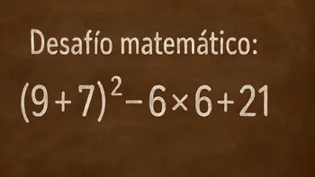 Desafío matemático: ¿en cuánto tiempo lo podés resolver?