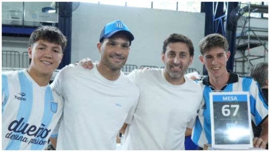 Elecciones en Racing: Diego Milito es el nuevo presidente