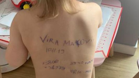 Atemorizada por la invasión rusa, una madre ucraniana tomó una drástica decisión para que su hija de dos años no quede sola