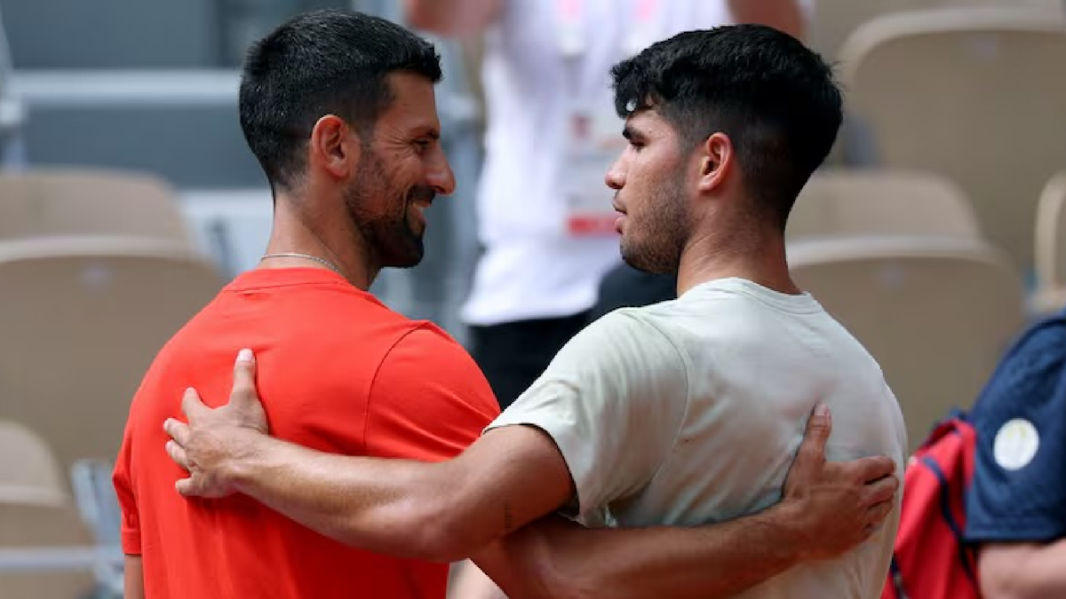 A qué hora juegan Novak Djokovic y Carlos Alcaraz por la final en los Juegos Olímpicos. (Foto: Reuters)